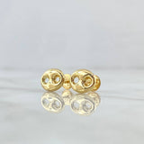 Topos GC 0.8gr / 10mm Lisos Oro Amarillo 18K