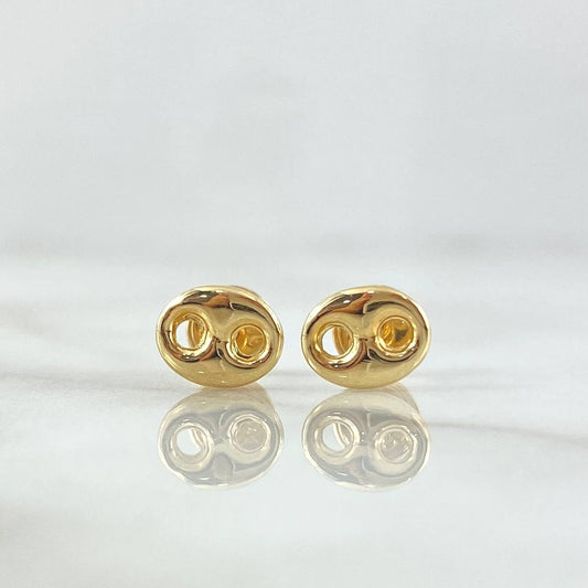 Topos GC 0.75gr / 8mm Lisos Oro Amarillo 18K