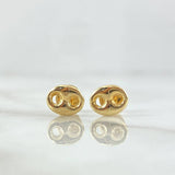 Topos GC 0.75gr / 8mm Lisos Oro Amarillo 18K