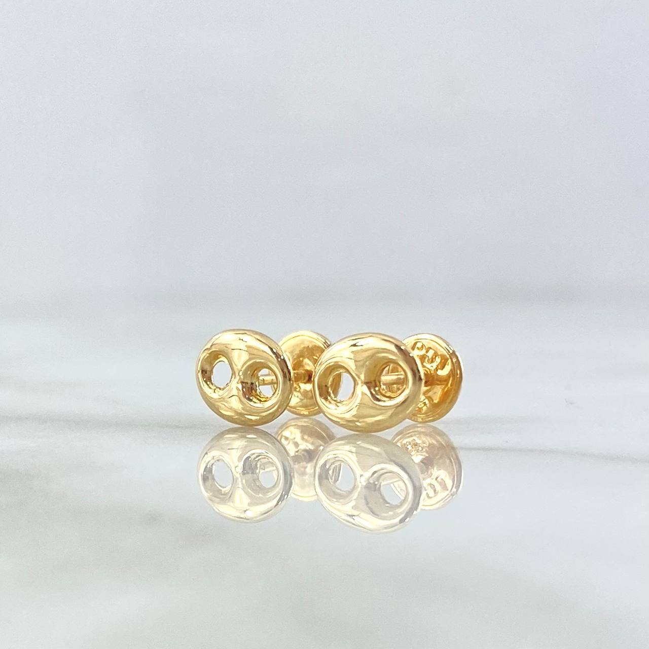 Topos GC 0.75gr / 8mm Lisos Oro Amarillo 18K
