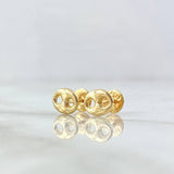 Topos GC 0.75gr / 8mm Lisos Oro Amarillo 18K