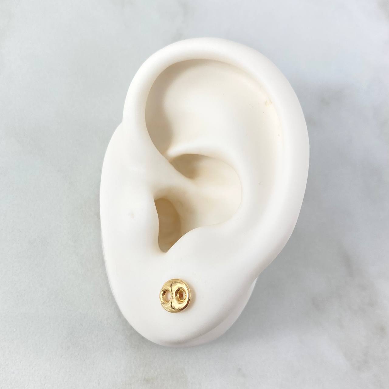 Topos GC 0.75gr / 8mm Lisos Oro Amarillo 18K