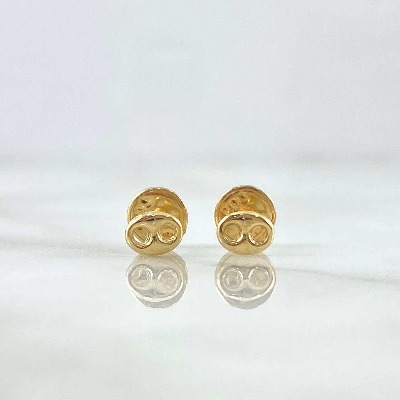 Topos GC 0.45gr / 5mm Lisos Oro Amarillo 18K