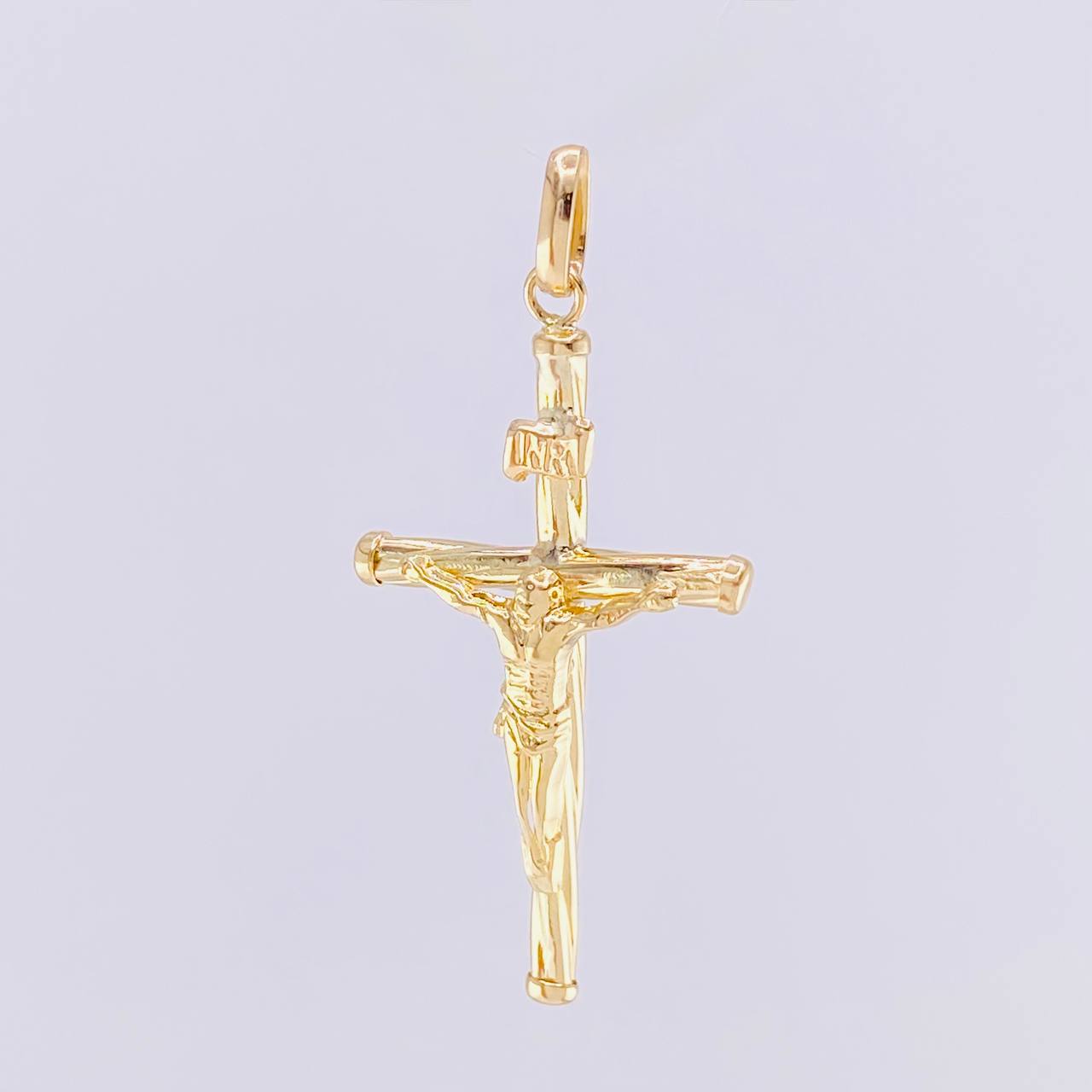 Dije Cruz Cristo 1.1g / 4cm Oro Amarillo 18K