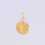 Dije San Benito 0.7g / 2cm Oro Amarillo 18K