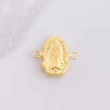 Herraje Virgen de Guadalupe 0.5g / 1.4cm Oro Amarillo 18K
