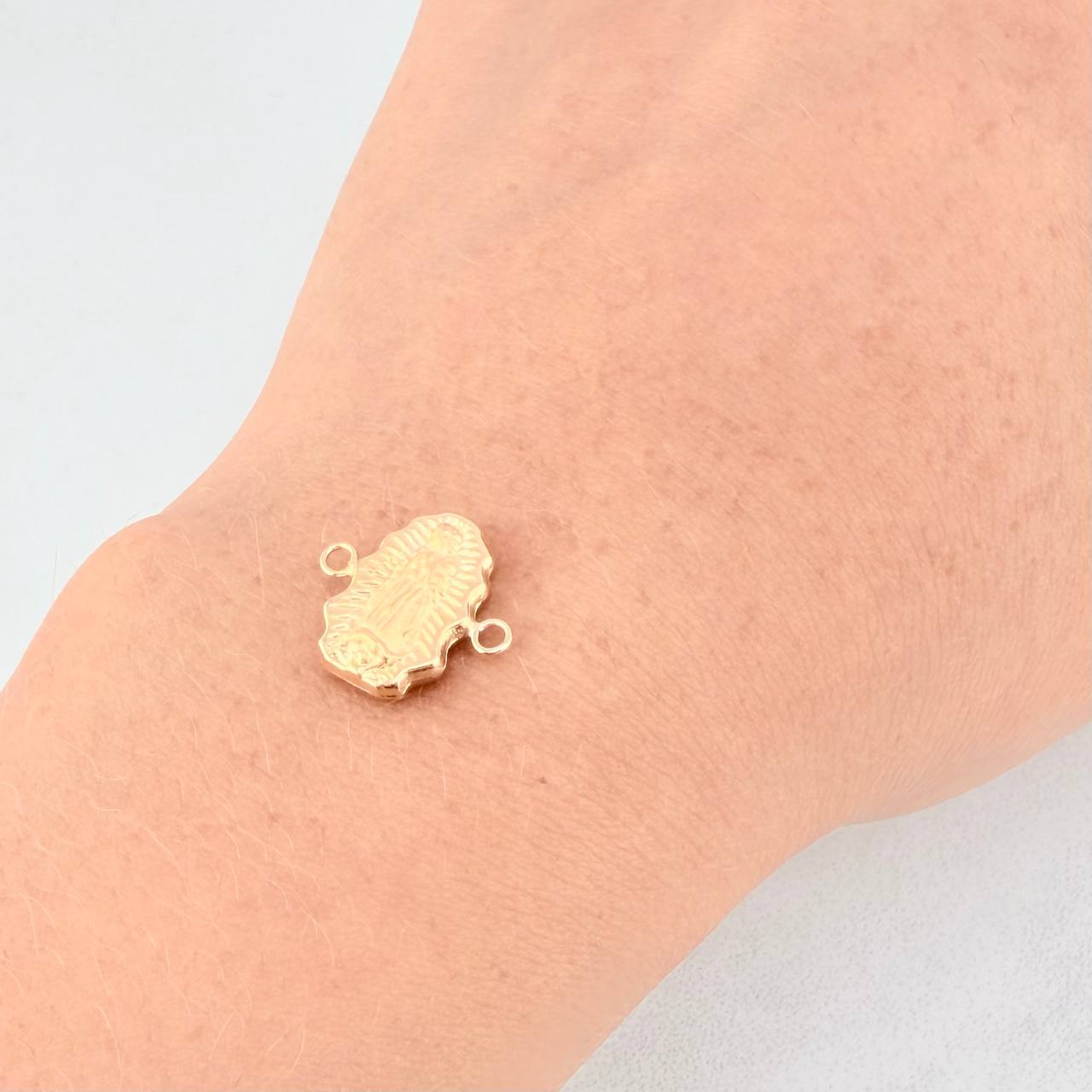 Herraje Virgen de Guadalupe 0.6g / 1.4cm Oro Amarillo 18K