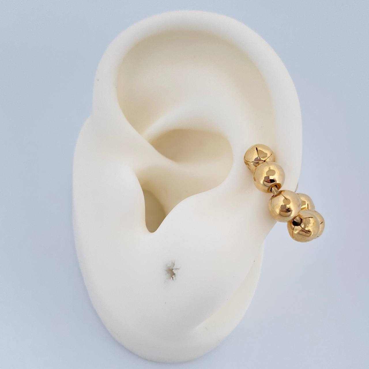 Piercing Earcuff Simulador 1.6gr / 1.6cm / Oro Amarillo 18K &
