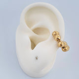 Piercing Earcuff Simulador 1.6gr / 1.6cm / Oro Amarillo 18K &