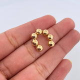 Piercing Earcuff Simulador 1.6gr / 1.6cm / Oro Amarillo 18K &