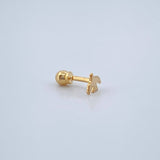 Piercing Ave 0.25gr / 1cm / Oro Amarillo 18K &