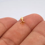 Piercing Ave 0.25gr / 1cm / Oro Amarillo 18K &