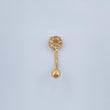 Piercing Curvo Circulo 0.6gr / 2cm / Oro Amarillo 18K &
