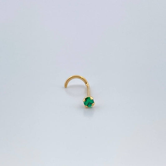 Piercing Chispa 0.15gr / 1cm / Oro Amarillo 18K &