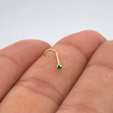 Piercing Chispa 0.15gr / 1cm / Oro Amarillo 18K &
