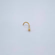 Piercing Bola 0.15gr / 1cm / Oro Amarillo 18K &