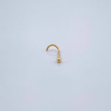 Piercing Bola 0.15gr / 1cm / Oro Amarillo 18K &