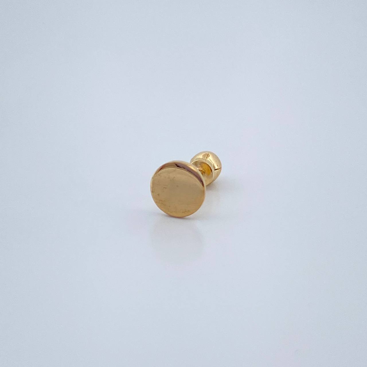 Piercing Circulo Plano 0.35gr / 1cm / Oro Amarillo 18K &