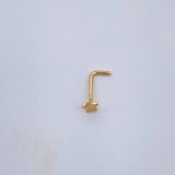 Piercing Estrella 0.1gr / 1cm / Oro Amarillo 18K &