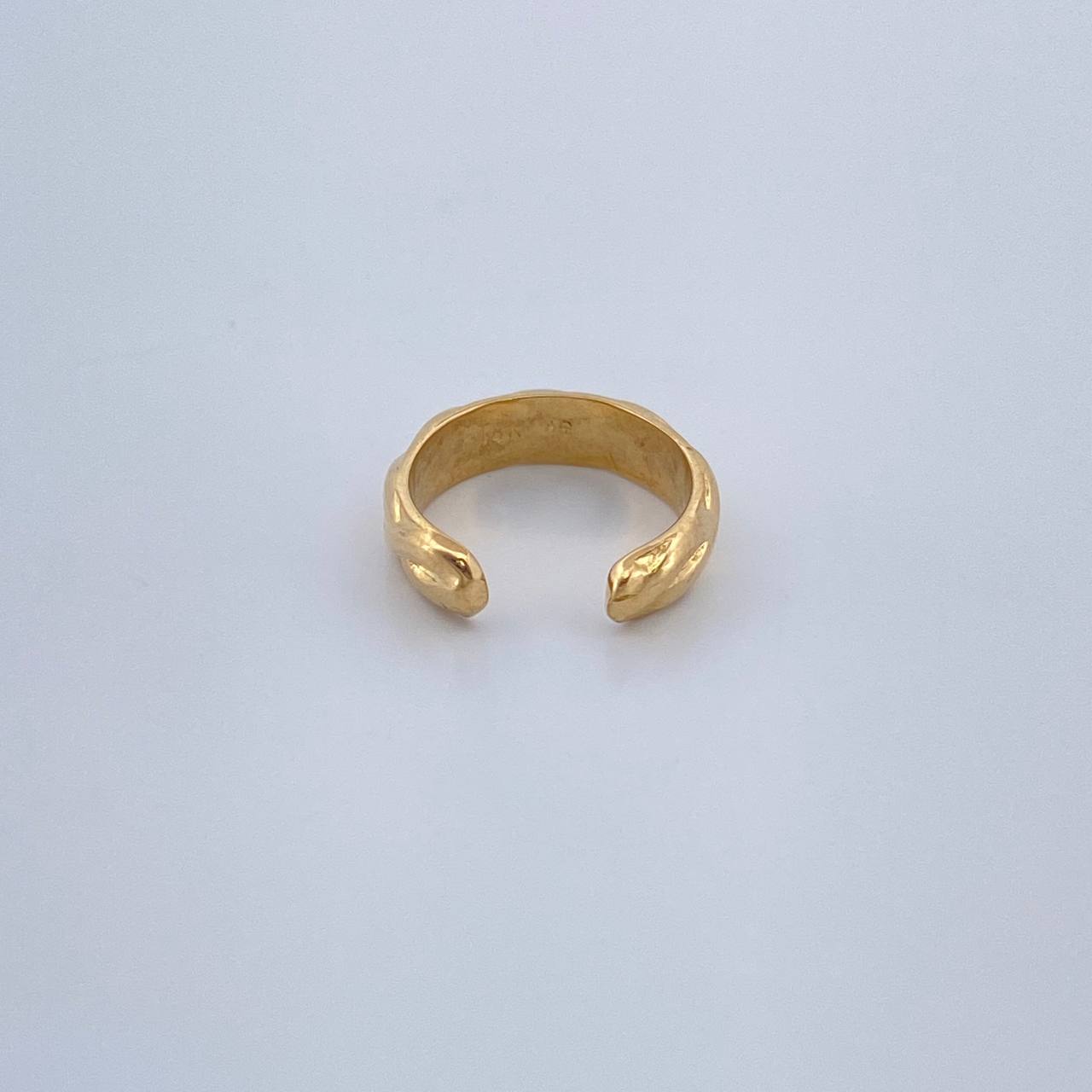 Piercing Earcuff Simulador 1gr / 1cm / Oro Amarillo 18K &