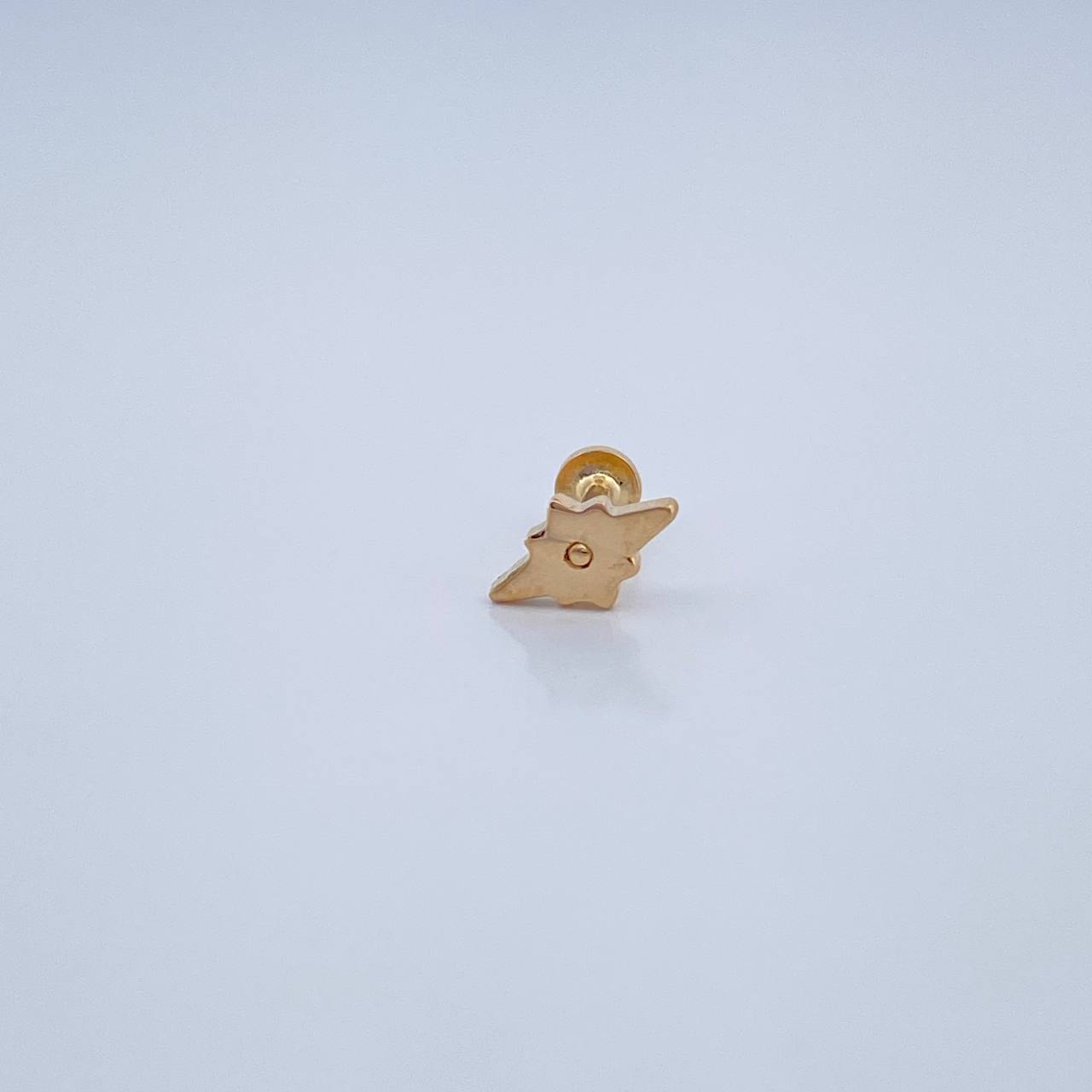Piercing Estrella Cardinal 0.5gr / 1cm / Oro Amarillo 18K &