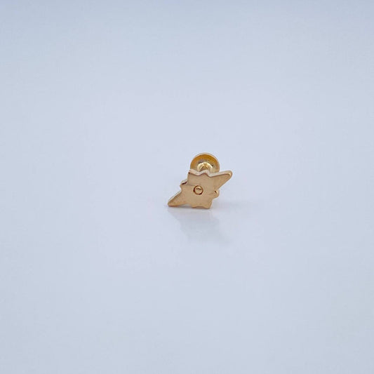 Piercing Estrella Cardinal 0.5gr / 1cm / Oro Amarillo 18K &