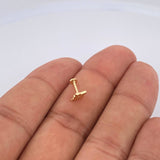 Piercing Estrella Cardinal 0.5gr / 1cm / Oro Amarillo 18K &