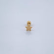Piercing Estrella 0.3gr / 1cm / Oro Amarillo 18K &