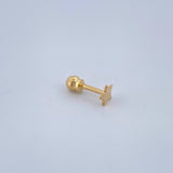 Piercing Estrella 0.3gr / 1cm / Oro Amarillo 18K &