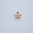 Piercing Luna 0.35gr / 1cm / Oro Amarillo 18K &