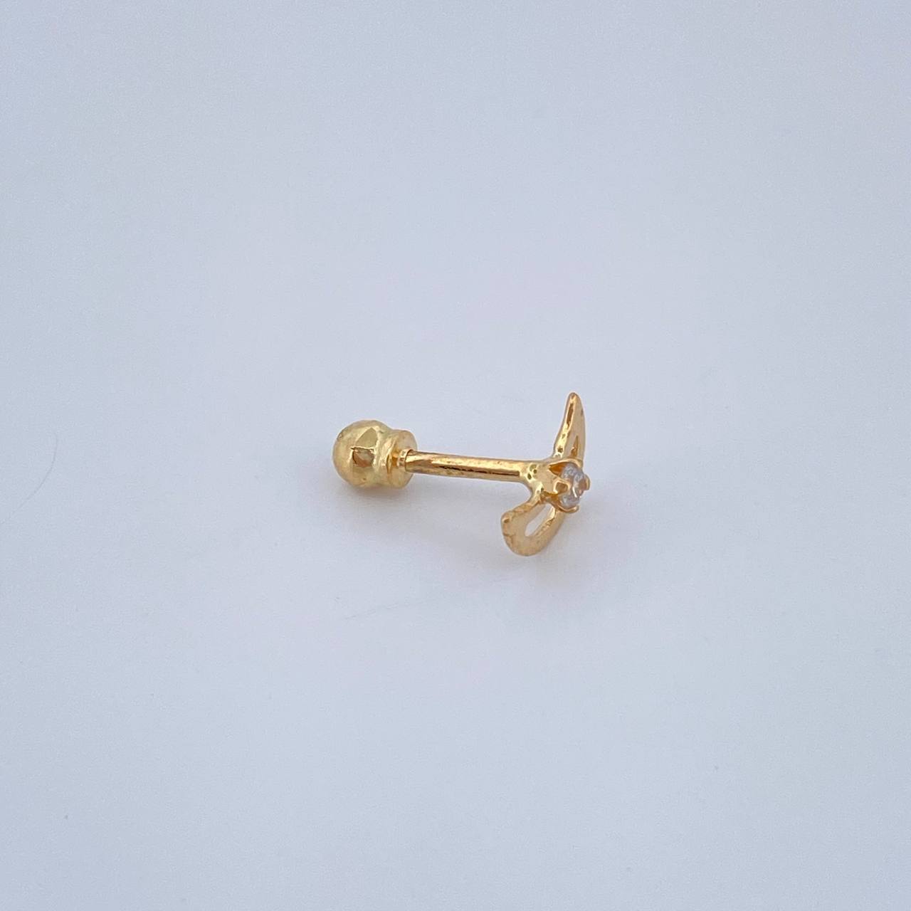 Piercing Luna 0.35gr / 1cm / Oro Amarillo 18K &
