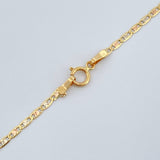 Cadena Escalera Plana 2.45gr / 45cm / 1.9mm Tres Oros +3 18K &