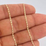 Cadena Escalera Plana 2.45gr / 45cm / 1.9mm Tres Oros +3 18K &