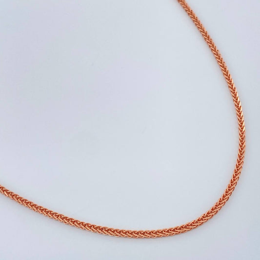 Cadena Franco 3.3gr / 50cm / Oro Rosa +3 18K &