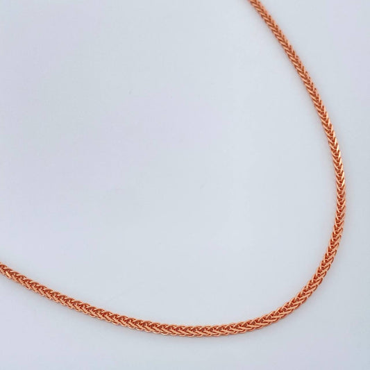 Cadena Franco 3.7gr / 60cm / Oro Rosa +3 18K &