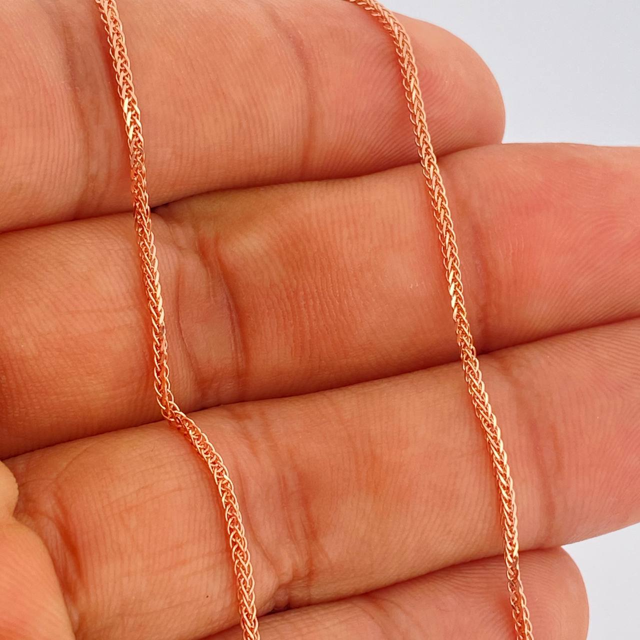 Cadena Franco 3.3gr / 50cm / Oro Rosa +3 18K &