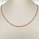 Cadena Franco 3.3gr / 50cm / Oro Rosa +3 18K &
