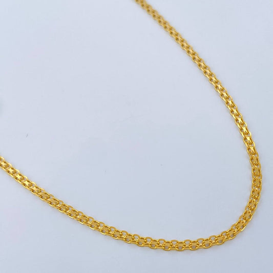 Cadena China 3.55gr / 60cm / Oro Amarillo +1 18K &