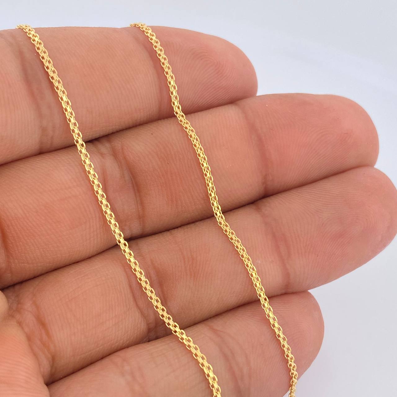 Cadena China 2.5gr / 50cm / Oro Amarillo +1 18K &
