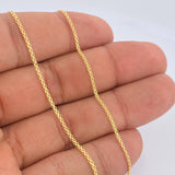 Cadena China 2.5gr / 50cm / Oro Amarillo +1 18K &