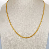 Cadena China 3.55gr / 60cm / Oro Amarillo +1 18K &