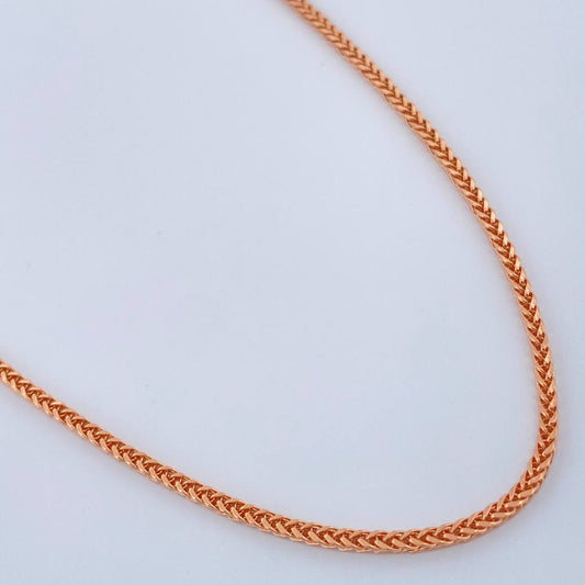 Cadena Franco 3.7gr / 60cm / Oro Rosa +3 18K &