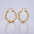 Candongas Deis 3.2gr / 2.9cm / Rayada Oro Amarillo 18K &