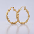 Candongas Valen 2.75gr / 3cm / Punteada Oro Amarillo 18K &
