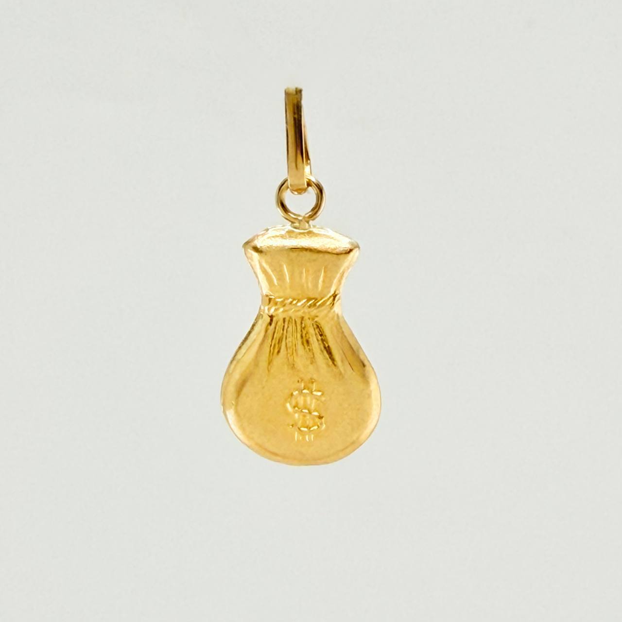 Dije Bolsa Dinero Mate 0.65g / 2.1cm Oro Amarillo 18K