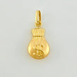 Dije Bolsa Dinero Mate 0.5g / 1.9cm Oro Amarillo 18K