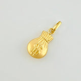 Dije Bolsa Dinero Mate 0.5g / 1.9cm Oro Amarillo 18K