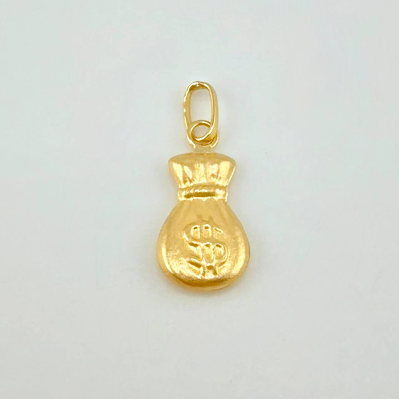 Dije Bolsa Dinero Mate 0.35g / 1.8cm Oro Amarillo 18K
