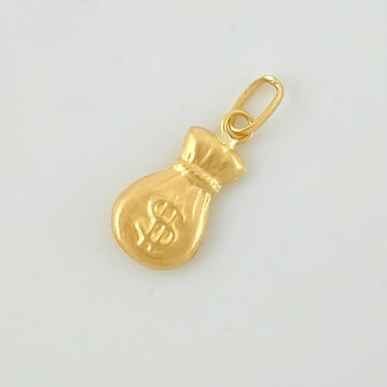 Dije Bolsa Dinero Mate 0.3g / 1.8cm Oro Amarillo 18K