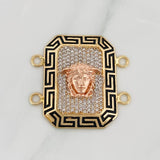Herraje Medusa Tribal 8.6g / 3cm Tres Oros 18K